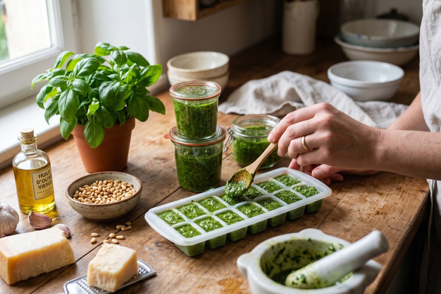 Peut-on congeler du pesto