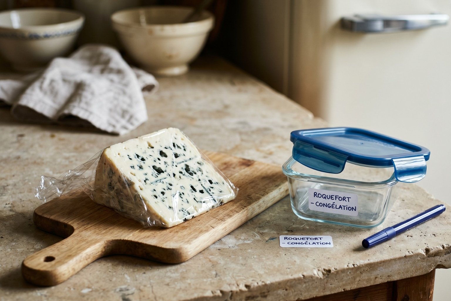 Peut-on congeler du roquefort