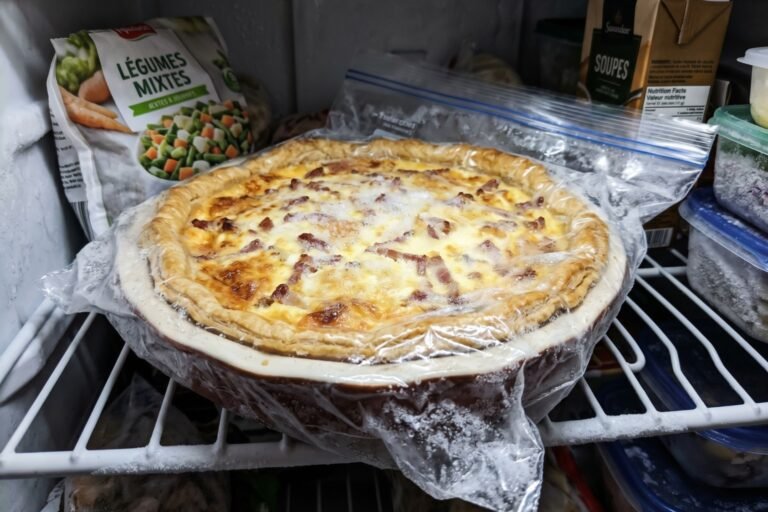 Peut-on congeler une quiche