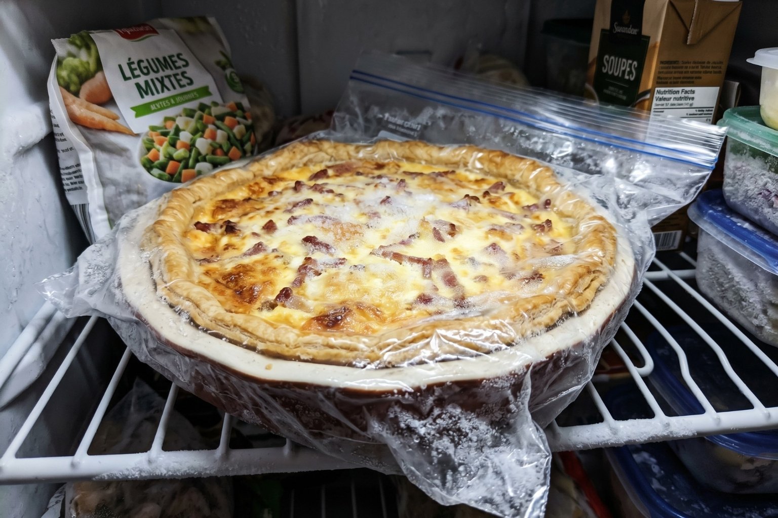 Peut-on congeler une quiche